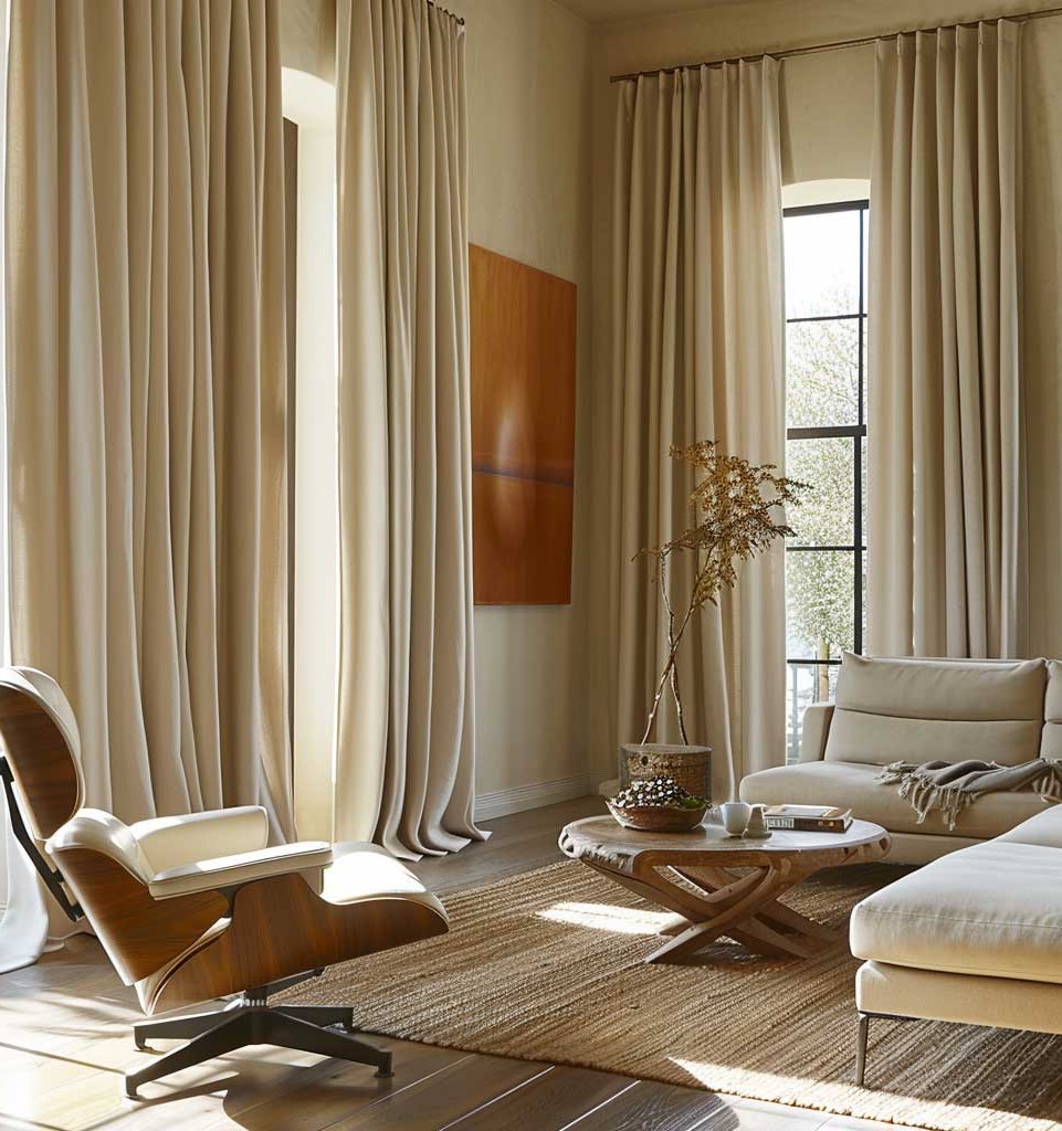 Plain and Subtle Curtains in Tiruppur