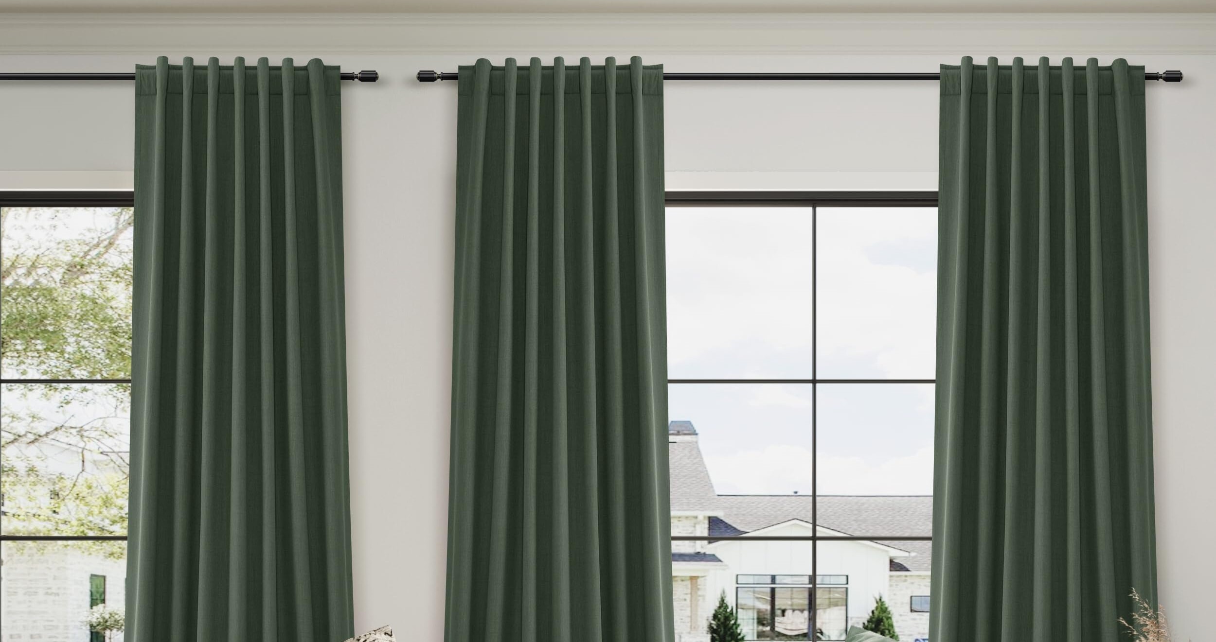 Tab Top Curtains in Tiruppur