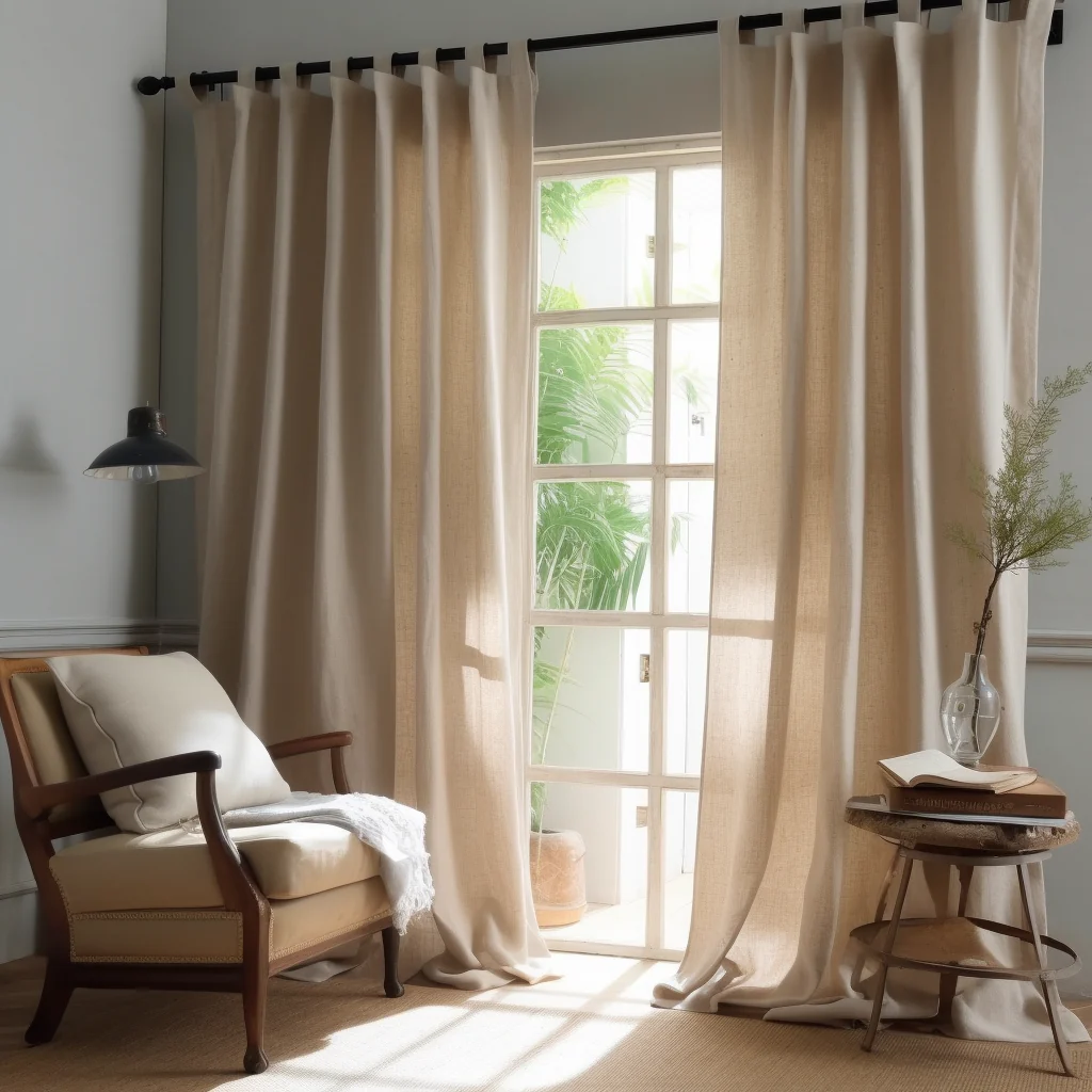 Tab Top Curtains in Tiruppur