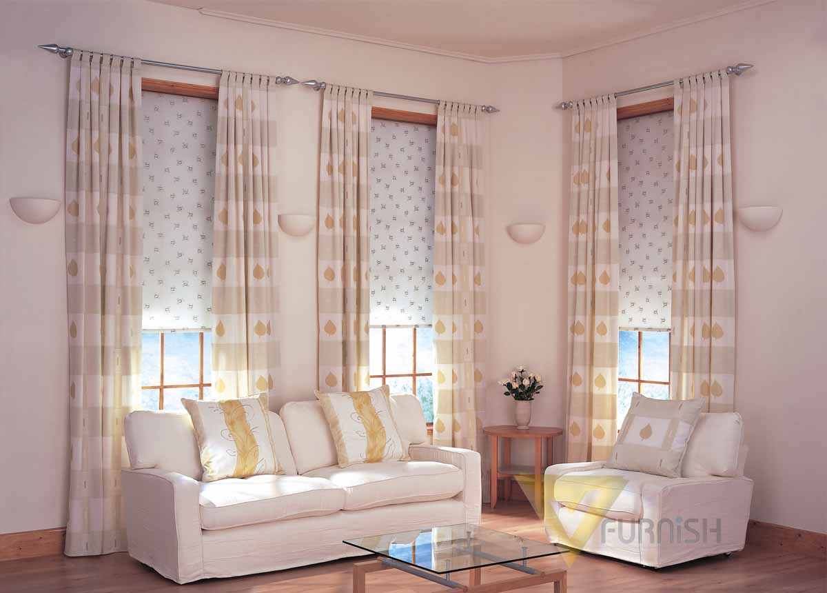 Triple Pleated Curtains in Tiruppur