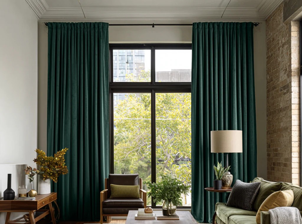 Velvet and Satin Curtains Shop in Tiruppur